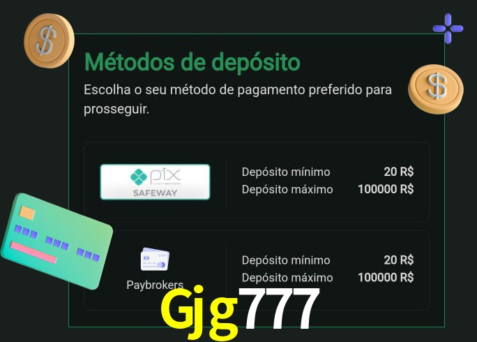O cassino Gjg777 oferece uma grande variedade de métodos de pagamento